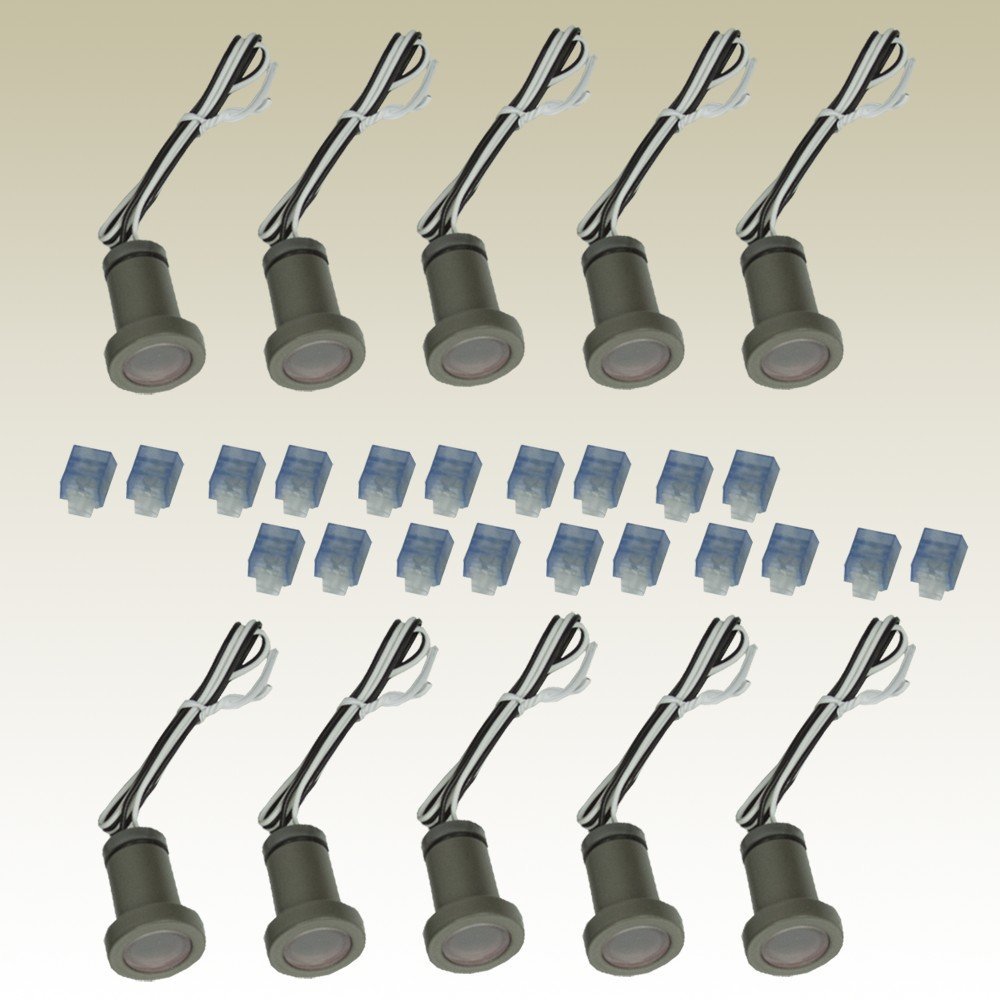 Phoenix Recessed 10 Pack LED Lights, Warm White