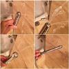 New Nozzle Clean Shower Head,2 Shower Heads 3 Aluminum Cleaner Flushing Cleansing System (Silver) view 4