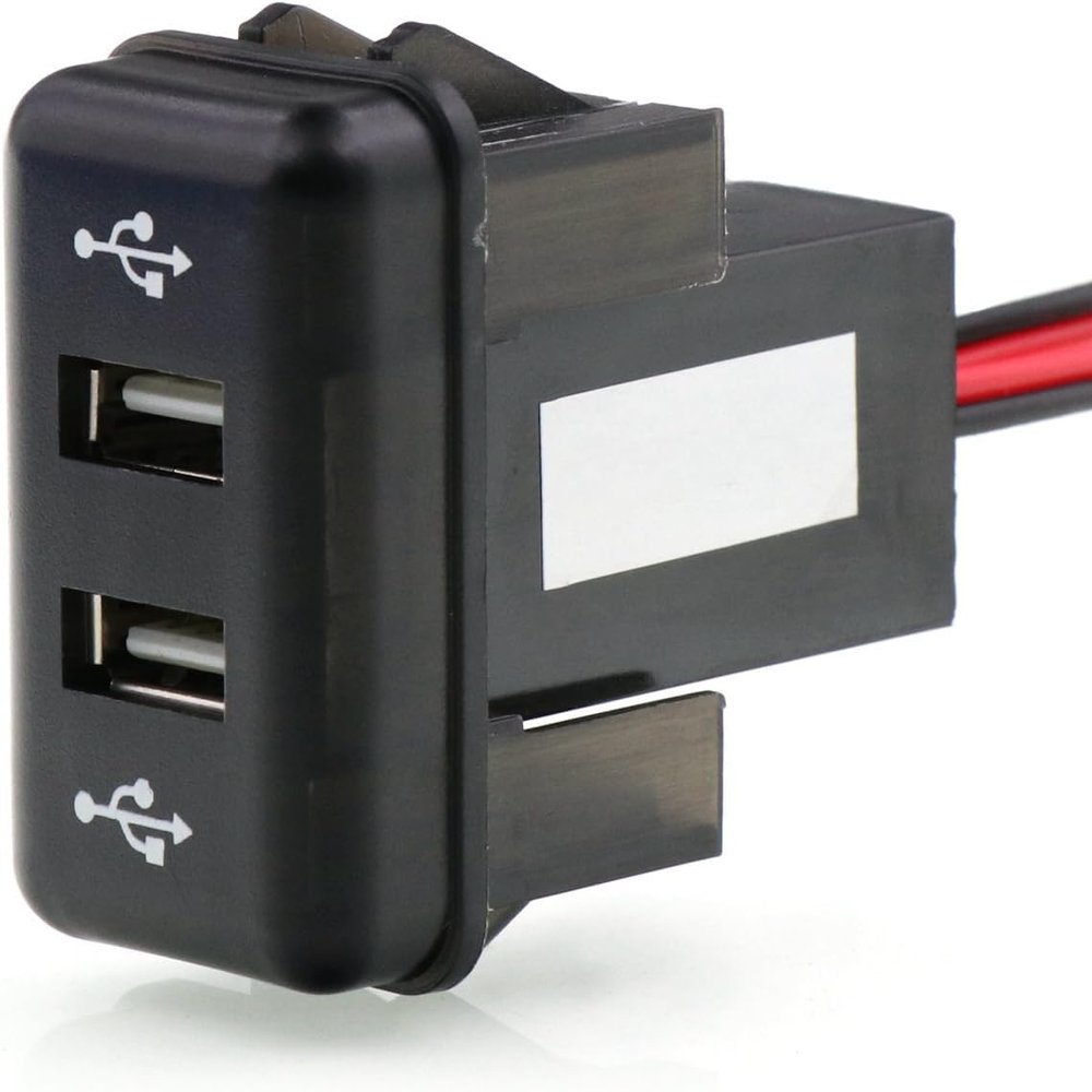 Dual USB Car Charger 5V 2.1A/2.1A Dual USB Power Socket for Smart Phone Ipad iPhone Use for Volvo FH FH12 (12V/24V)
