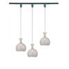 Kiven Crystal and Chrome Brilliant 5.9'' Pendant Light H-Type Track Lighting Pendant lamp,Bulb Not Include,One Light (TB0295) view 3