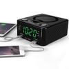 HANNLOMAX HX-300CD Top Loading CD Player, PLL FM Radio, Digital Clock, Dual Alarm, 1.2" Green LED Display, Dual USB Ports for 1A and 2.1A Charging, Aux-in, AC/DC Adapter Included (Black) view 1