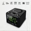 HANNLOMAX HX-300CD Top Loading CD Player, PLL FM Radio, Digital Clock, Dual Alarm, 1.2" Green LED Display, Dual USB Ports for 1A and 2.1A Charging, Aux-in, AC/DC Adapter Included (Black) view 3