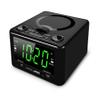 HANNLOMAX HX-300CD Top Loading CD Player, PLL FM Radio, Digital Clock, Dual Alarm, 1.2" Green LED Display, Dual USB Ports for 1A and 2.1A Charging, Aux-in, AC/DC Adapter Included (Black) view 4
