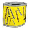 BYKES Magnetic Wristband for Holding Screws, Nails & Tools | Strong Magnetic Extra Large Tool | Portable DIY Magnetic Wristband | Wide Surface Magnet | Heavyduty Tool Gift for Handyman | Yellow/Gray view 1