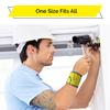 BYKES Magnetic Wristband for Holding Screws, Nails & Tools | Strong Magnetic Extra Large Tool | Portable DIY Magnetic Wristband | Wide Surface Magnet | Heavyduty Tool Gift for Handyman | Yellow/Gray view 3