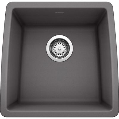 BLANCO, Cinder 441475 PERFORMA SILGRANIT Undermount Bar Sink, 17.5" X 17"