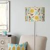 Thomas Paul Dahlia Brushed Nickel Pull Chain 62" Tall Floor Lamp Modern view 1
