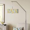 Seedling by Thomas Paul Dahlia Arc 71 1/2" Tall Floor Lamp Living Room view 1