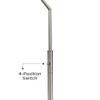 All Silver Giclee Shade Arc 71 1/2" Tall Floor Lamp view 3