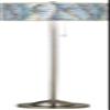 Giclee Glow 62" Tall Siren Shade Brushed Nickel Pull Chain Floor Lamp view 2