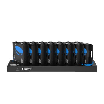 OREI HDMI Extender Splitter 1x8 HDMI Over Ethernet Splitter up to 132ft at 4K@30Hz & 230ft at 1080p@60Hz with EDID, Loop Out, IR Control, Power Over Ethernet