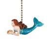 Clementine Designs Mermaid Decorative Ceiling Fan Light Dimensional Pull view 1