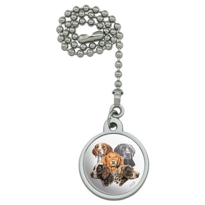 GRAPHICS & MORE Hunting Breed Dogs Ceiling Fan and Light Pull Chain