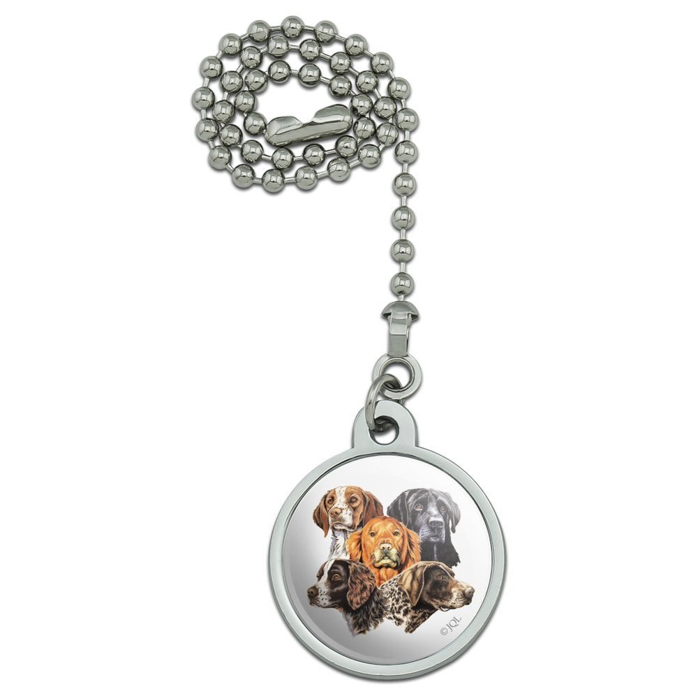 GRAPHICS & MORE Hunting Breed Dogs Ceiling Fan and Light Pull Chain