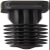 Panduit MPMH38-L0 Pan-Ty Masonry Push Mount, Weather Resistant Nylon 6.6, Indoors/Outdoors Environment, Fir Tree Hole Mount, Black, 0.38" Hole Diameter, 0.3" Height, 1.25" Grip Length (Pack of 50) view 2