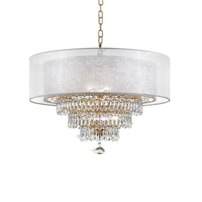 OK Lighting OK-5156H Chantilly Ceiling Lamp, 20" x 21.5" x 20"