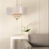 OK Lighting OK-5156H Chantilly Ceiling Lamp, 20" x 21.5" x 20" view 2