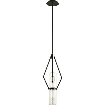 Troy Lighting F6324 Raef One Light Mini Pendant, 24", Textured Black