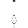 Troy Lighting F6324 Raef One Light Mini Pendant, 24", Textured Black view 2