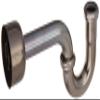 Jaclo 251-BKN "P" Trap with Round Box Escutcheon, Black Nickel view 1