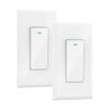 Smart Switch, Works with Alexa and Google Home, Voice Control, No hub Required, Timing Synchronization, Suit for 1/2/3/4 Group Type Switch Box Micmi, Neutral Wire Required, Smart Light Switch 2pack view 1