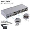 DTech Serial Splitter 8 Port Industrial RS232 Expander COM Port Switch Box with Power Adapter for Sharing PCs and Capture Data - 1x8 view 2
