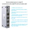 DTech Serial Splitter 8 Port Industrial RS232 Expander COM Port Switch Box with Power Adapter for Sharing PCs and Capture Data - 1x8 view 4
