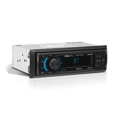 BOSS Audio Systems 625UAB Single DIN Car Stereo with Bluetooth - No CD DVD Player, AM/FM Radio Receiver, Aux Input, USB