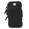 VGEBY Arm Pouch Outdoor Sport Running Jogging Exercise Armband Bag Wrist Pouch Phone Case Bag(Black) Sports Bag Supplies Phone Holder for Running Wrist Pouch Arm Phone Case view 1