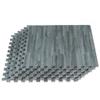 We Sell Mats Wood Grain Foam Floor Tiles - 3/8" Thick Slate 6-Pack view 1