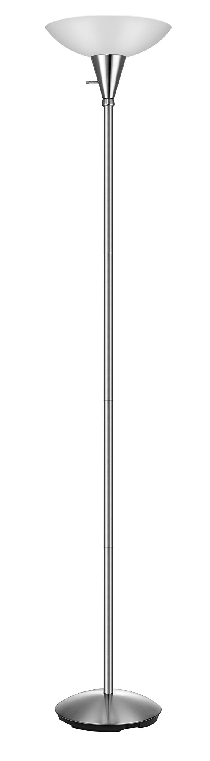 V-LIGHT Striking Floor Lamp, Brushed Nickel (VS7021601BNR)