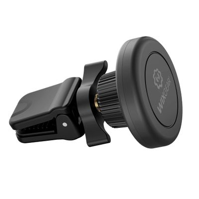 WixGear Universal Twist-Lock Air Vent Magnetic Car Mount Holder for Cell Phones with Fast Swift-snap Technology  Supports Devices up to 14oz