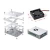 AAAwave Raspberry Pi Aluminum Alloy Case w/Laminated Frame and Heat Sink Combo Kit view 3
