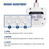 ECOELER Ceiling Occupancy Motion Sensor Switch, High Bay Fixture Mount 360 Ceiling Automatic Light Switch, 120/277VAC, UL, FCC Approved Passive Infrared Sensor view 2
