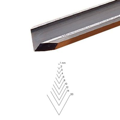 PFEIL "Swiss Made" 10mm # 12 Sweep V-Parting Tool