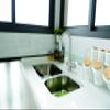 Franke FFT3350 Eos Two Handle Swivel Spout Kitchen Faucet, Steel view 2