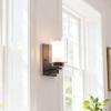 XiNBEi Lighting Wall Light 1 Light Bathroom Vanity Sconce Dark Bronze view 3