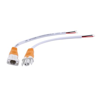 Aexit Pair Male Audio & Video Accessories to Female 2 Pin Waterproof Power Cable for LED Connectors & Adapters Light