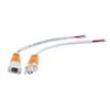 Aexit Pair Male Audio & Video Accessories to Female 2 Pin Waterproof Power Cable for LED Connectors & Adapters Light view 1