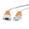 Aexit Pair Male Audio & Video Accessories to Female 2 Pin Waterproof Power Cable for LED Connectors & Adapters Light view 2