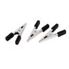 Aexit Crocodile Alligator Electrical Testing Clips Test Work Clamps Black 50mm Long Voltage Testers 3 Pcs view 1