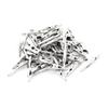 Aexit 50 Pcs Electrical Testing Electric Test Crocodile Alligator Clips Clamps Voltage Testers Silver Tone view 1