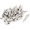 Aexit Metal Electric Electrical Testing Uninsulated Alligator Clips Clamps Silver Tone Voltage Testers 23 Pcs view 1