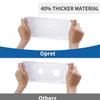 Opret 5 Pack Rain Ponchos, Disposable Emergency Ponchos Bulk Unisex Waterproof Raincoat for Adults with Drawstring Hood view 2