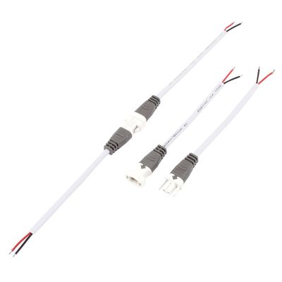 Aexit 2 Pairs Audio & Video Accessories Waterproof 2Pole Male to Female Connector Cable for Connectors & Adapters LED Grey