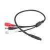 High Sensitive Pickup Mini Microphone Audio Mic for CCTV Security Camera DVR Sound Voice Monitoring Recording and Bonus Warning Decal view 1
