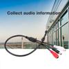 High Sensitive Pickup Mini Microphone Audio Mic for CCTV Security Camera DVR Sound Voice Monitoring Recording and Bonus Warning Decal view 3
