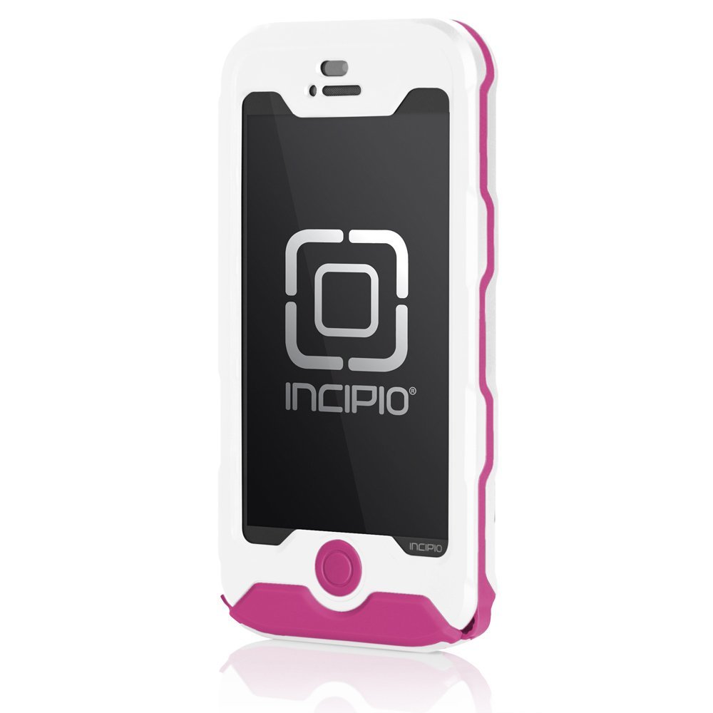Incipio IPH-929 Atlas Case for iPhone 5-1 Pack - Retail Packaging - White/Pink