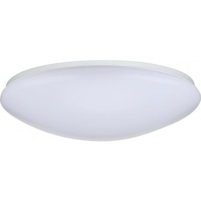 Nuvo 62/766 Acrylic LED 19 in. Flush Mounted LED Light Fixture White Finish, with Occupancy Sensor 120V