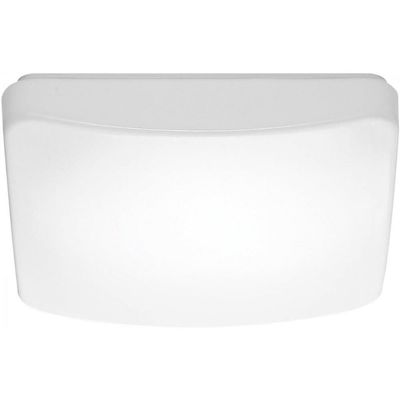 Nuvo 62/1097 Square LED 11 in. Flush Mount Light Fixture with Occupancy Sensor, 120V, White